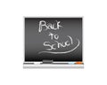 School blackboard vector