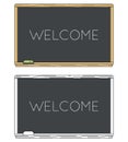 School board lineart education icon background vector illustration Royalty Free Stock Photo