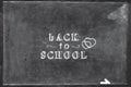 School board with text written in chalk Royalty Free Stock Photo
