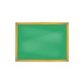 School board with wiped chalk Vector illustration