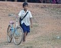 School boy, Bakong Temple, Cambodia