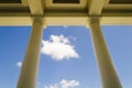 School Building Columns Royalty Free Stock Photo