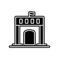 school building icon. Element of education for mobile concept and web apps icon. Glyph, flat icon for website design and Royalty Free Stock Photo