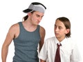 School Bully Intimidation Royalty Free Stock Photo