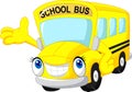 School bus cartoon Royalty Free Stock Photo