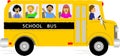 School Bus Children Royalty Free Stock Photo