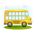 School bus frame Royalty Free Stock Photo