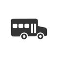 School Bus Icon Royalty Free Stock Photo