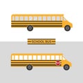 School bus icon Royalty Free Stock Photo