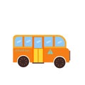 School bus icon vector sign and symbol isolated on white background, School bus logo concept Royalty Free Stock Photo