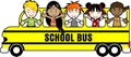 School Bus with Kids