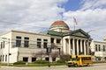 School bus in Oshkosh Royalty Free Stock Photo