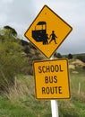 School bus sign