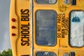 School bus sign Royalty Free Stock Photo