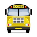 School bus sign. Royalty Free Stock Photo