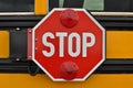 School Bus Stop Sign Royalty Free Stock Photo