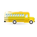 School bus. Vector illustration decorative design Royalty Free Stock Photo