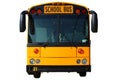 School Bus On White Royalty Free Stock Photo