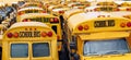 School Bus Yard Royalty Free Stock Photo