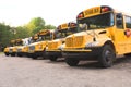 School Buses Royalty Free Stock Photo