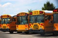 School Buses Royalty Free Stock Photo