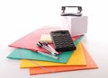 School or business accessories Royalty Free Stock Photo