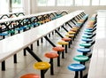 School cafeteria Royalty Free Stock Photo