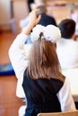 School children in classroom at lesson Royalty Free Stock Photo