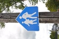 School children crossing sign Royalty Free Stock Photo