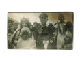 Vintage black and white photo of children dressed up - Social History