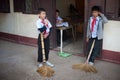 School children in Laos Royalty Free Stock Photo