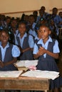 School children in Petit Bourg de Port Margot, Haiti. Royalty Free Stock Photo