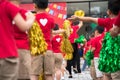 School children raising hands