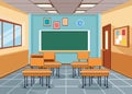 School clasroom interior Royalty Free Stock Photo