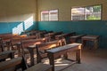 School class in the north of Zanzibar, Tanzania. Royalty Free Stock Photo