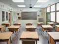 School classroom interior