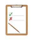 School Clipboard Vote Royalty Free Stock Photo