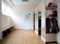 School coatroom Royalty Free Stock Photo
