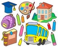 School collection 1 Royalty Free Stock Photo