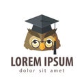 School, college, university vector logo design