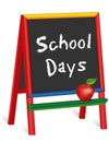 School Days, Apple for the Teacher, Chalkboard Easel for Children