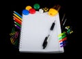 School education supplies Royalty Free Stock Photo