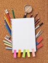 School education supplies items Royalty Free Stock Photo