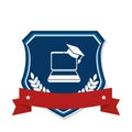 School emblem frame icon