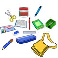 School equipment Royalty Free Stock Photo