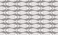 School of Fish Seamless Pattern Royalty Free Stock Photo