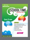 School flyer design template