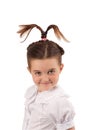 School girl with funny hair style 5