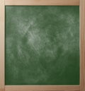 School greenboard in wooden frame