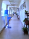 school hallways during the pandemic look deserted